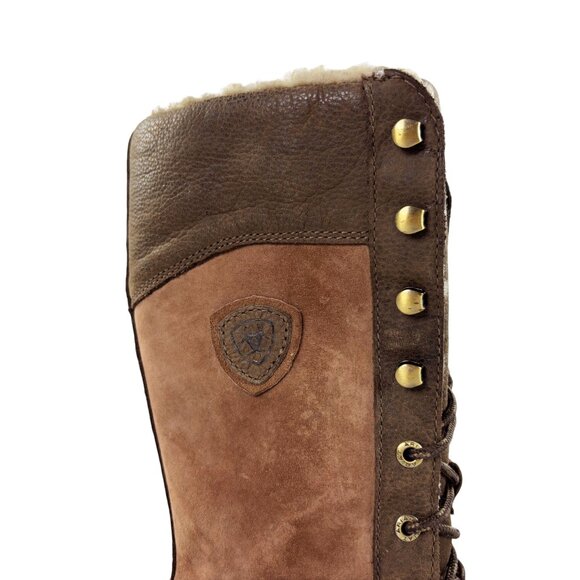 Ariat Wythburn Waterproof Insulated Equestrian Boots Womens 6B Leather/Suede - Picture 3 of 12